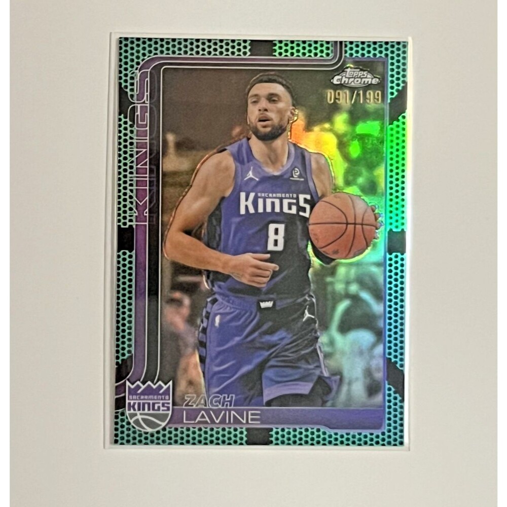 2026 Topps Chrome Zach LaVine Sacramento Kings #63 091/199